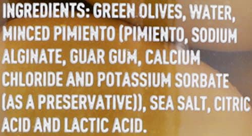 Mario Camacho Foods Queen Olives Stuffed with Minced Pimiento, 7 Ounce (Pack of 1)
