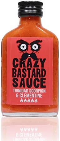 Crazy Bastard Trindad Scorpion & Clementine Hot Sauce- 100ml
