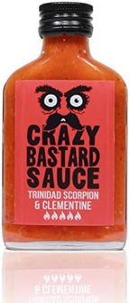 Crazy Bastard Trindad Scorpion & Clementine Hot Sauce- 100ml