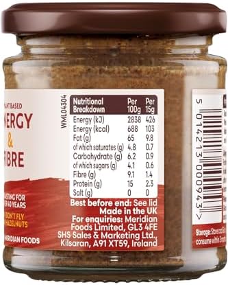 Meridian - Natural Hazelnut Butter Crunchy - 170g