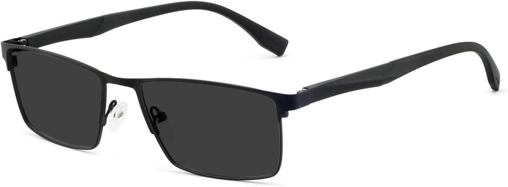 OCCI CHIARI Men’s Reading Sunglasses Retro Style Durable Sun readers 1.00 1.25 1.50 1.75 2.00 2.50 2.75 3.00 3.50 4.00(Black,1.5)