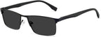 OCCI CHIARI Men’s Reading Sunglasses Retro Style Durable Sun readers 1.00 1.25 1.50 1.75 2.00 2.50 2.75 3.00 3.50 4.00(Black,1.5)