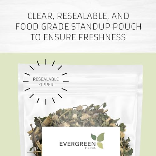 Evergreen Herbs Muicle Tea Bags - Resealable Stand Up Pouch to Ensure Freshness
