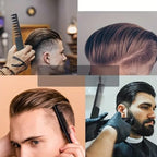 Men’s 2-in-1 Folding Travel Comb,Wide & Fine Teeth for Hair & Beard Grooming,Portable Pocket Comb for Men
