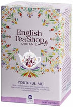 English Tea Shop Organic Caffeine Free, Youthful Me, 20 Sachet Tea Bags, 30 Gram (Pack of 1)