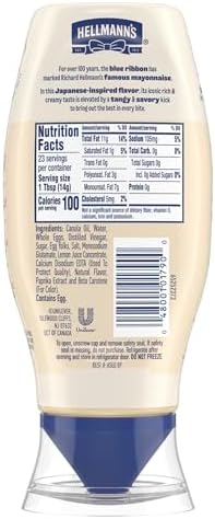 Hellmann's Japanese-Inspired Tangy & Savory Mayonnaise Dressing for Sushi, Poke Bowls & More, Japanese Style with a Boost of Umami, 11.5 oz 1 ct