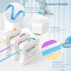 Dental Polishing Strips, Teeth Abrasive & Finishing Strips 4mm x 6M, Inter-Dental Oral Care Cleaning Tool - Sanding Grinding Whitening Teeth (Blue) - 12 Months Warranty