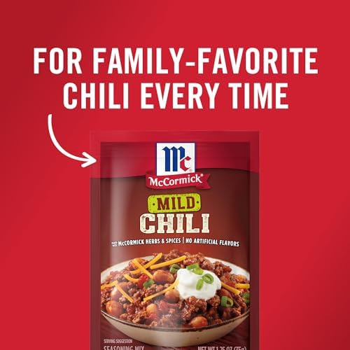 McCormick Chili Seasoning Mix Packet, Mild, 1.25 oz