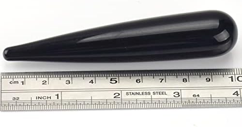 Crystal Yoni Wands Sticks Black Obsidian Massage Tool Crystal Stone Women Gift