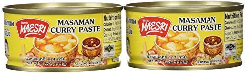 Maesri Thai masaman curry - 4 oz x 2 cans - PACK OF 2