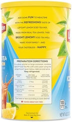 Lipton Lemon Sweetened Iced Tea Mix, Makes 28 Quarts (Pack of 2)