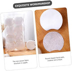 Semi-Circular Unloading Cotton Pads - Disposable Makeup Remover Rounds for Daily Cleansing Soft and Thick Face Wipe Pads 2.28 X 2.28 Inch Perfect for Makeup Removal