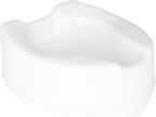 Homecraft Savanah Raised Toilet Seat, 6" High Elevated Toilet Seat Locks Onto Standard Toilets, Portable Assistance Commode Seat with Sturdy Brackets, Medical Aid for Elderly, Disabled, Limited Mobility