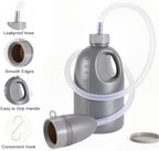 Urinals for Men Portable Male Urinal Bottle with Lid Spill Proof 37’’ Long Tube Thick Male Pee Bottles for Hospital Wheelchair Travel Use 58 oz