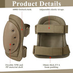 Chicingyou 2 Pairs Saddle Hunting Knee Pads Tactical Knee Pads Saddle Hunting Accessories Protection Guard Pad for Outdoor Paintball Game Cycling Safety Skateboarding Gear Skates