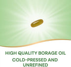 Nature's Way Borage Oil Supplements, Cold Pressed & Unrefined, 300 mg GLA and 440 mg Linoleic Acid per Serving, 60 Softgels (Packaging May Vary)
