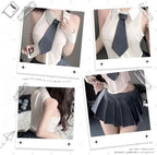 SINMIUANIME Women's Office Secretary Costumes Sexy Cosplay Lingerie Anime Underwear Teacher Professional Wear With Socks