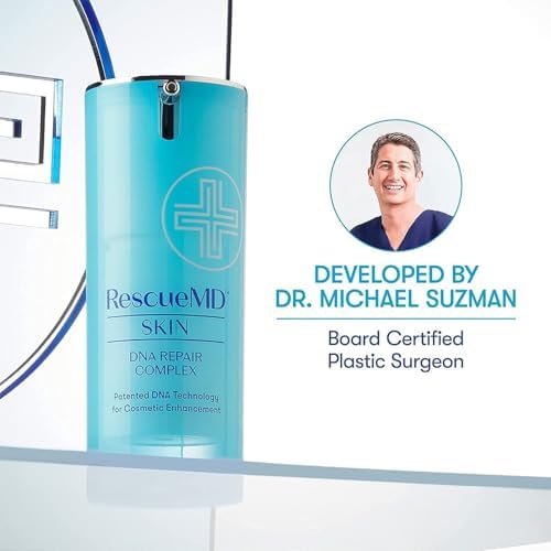 RescueMD DNA Repair Complex Scar Treatment Serum, Redness and Skin Damage Solution, 30mL