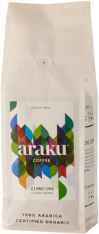 ARAKU Medium Roast Specialty Coffee - Signature - 250g Whole Bean Arabica Coffee - Made for Moka Pot, Drip, French Press, AeroPress