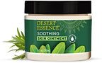 Desert Essence TEA TREE OIL SKIN OINTMENT – Itch Relief, Rash Cream for Razor Burn - Soothing Balm with Lavender & Jojoba - Gluten & Cruelty-Free - 1 oz