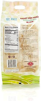 SIMPLY FOOD Premium Dried Rice Noodle Sheets (Bánh Ướt) - 16 Oz – Gluten-Free Dried Rice Noodle Sheets for Banh Cuon