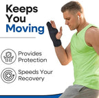 Metacarpal Finger Splint Hand Brace | Little Pinky Finger Splint For Boxer Fractures l Broken Ring or Hands Cast |Trigger Immobilizer Straightener l Ulnar Gutter Support | Boxer Brace | RIGHT L/XL