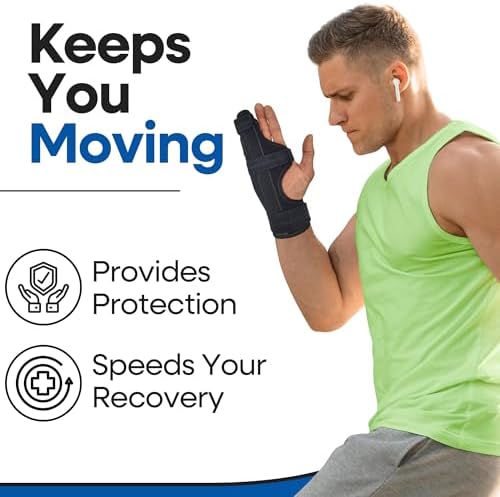 Metacarpal Finger Splint Hand Brace | Little Pinky Finger Splint For Boxer Fractures l Broken Ring or Hands Cast |Trigger Immobilizer Straightener l Ulnar Gutter Support | Boxer Brace | RIGHT L/XL