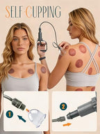 DEFUNX 12 Cups Cupping Set - Cupping Kit for Massage Therapy at Home Massage Cups for Whole Body