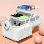 Cabilock Portable Multi Medicine Storage Box for Home Use First Aid Organizer Capacity Material for Family Medicine Kits