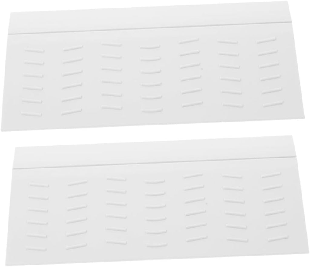 Zerodeko 2pcs Sweeping Robot Ramp Mat Plastic Door Transition Ramps for Home Use Non-Slip Climbing Pads for Robot Vacuum Cleaners for Thresholds and Steps