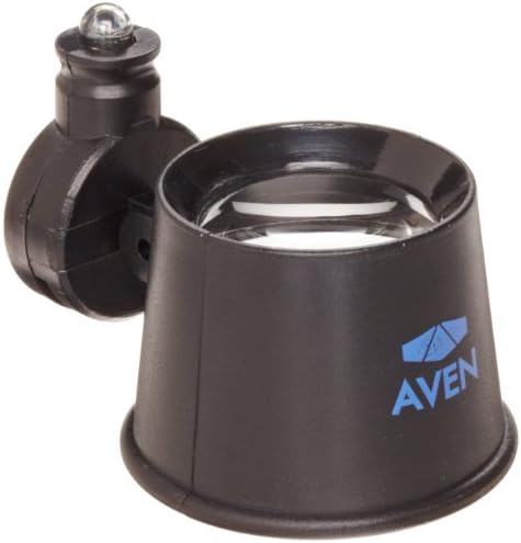 Aven 26034-LED Eye Loupe with LED Light, 10X Magnification, 25mm Diameter