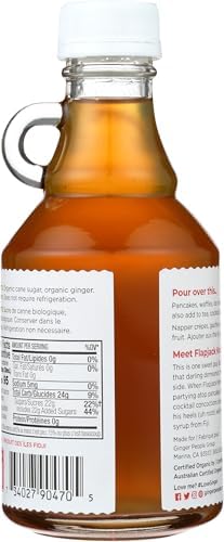 The Ginger People, Syrup Ginger Organic, 8 Fl Oz