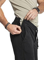 MAI Post Surgery Tear Away Shorts - Unisex Black - Discreet Zipper - Full Open Design - Adaptive Recovery Clothing