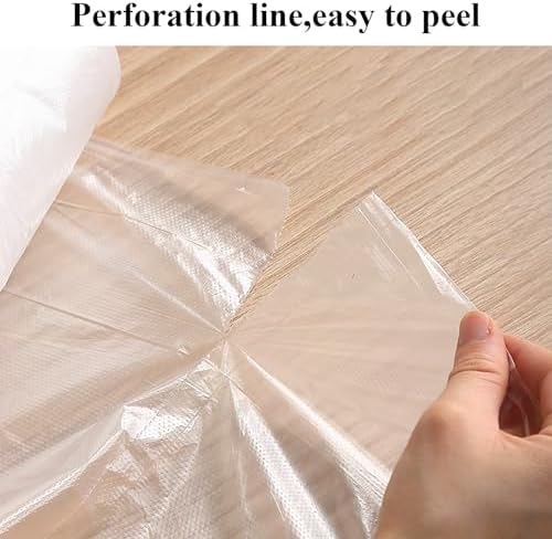2 Rolls Plastic Produce Bags for Groceries, 30x40cm(12x16in) Durable Clear Food Storage Bags for Bread, Fruits, Vegetables, Shopping Poly Packing Bag, 700 Pcs