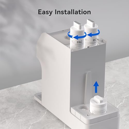 Waken Electric C11 3-Piece Replacement Filter Set with 1 PAC, 1 RO, and 1 CF