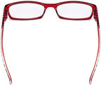 CessBlu Ladies Reading Glasses Striped Design Reader Eyeglasses for Women Reading