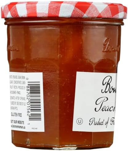 Bonne Maman Peach Preserves, 13-Ounce Jars (Pack of 6)
