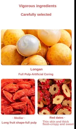 cn herb Longan Wolfberry Jujube Tea 300g/50 Bags Longan Jujube Medlar Tea Triangle Bag.