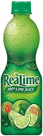 ReaLime 100% Lime Juice, 15 fl oz bottle (Pack of 12), Made with Lime Juice from Concentrate, Gluten-Free, Sodium Free, Perfect Mixer to add to Cocktails and Marinades