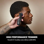 BaBylissPRO FXONE LO-PROFX Professional Cordless Trimmers for Men with Interchangeable Battery