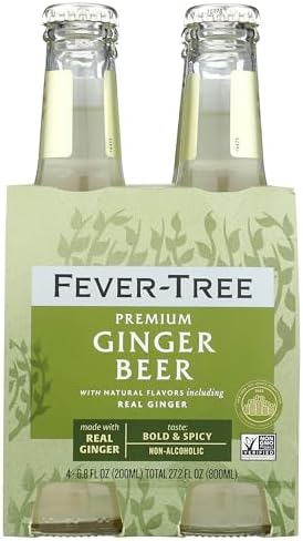 Fever-Tree Premium Ginger Beer, 6.8 Fl Oz 4 count
