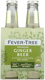 Fever-Tree Premium Ginger Beer, 6.8 Fl Oz 4 count