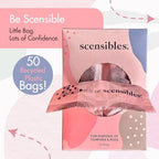 Scensibles Personal Care Disposal Bags (50 Count) - For Tampons, Pads, Liners, Condoms & More - Discreet, Hygienic & Odor-Reducing Disposal Solution