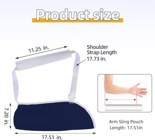Ultrassist Arm Sling for Shoulder, Elbow, Wrist Injuries, Arm Sling Suitable for Adults with Lightweight and Breathable - Large Size