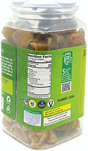 Rani Amla Candy 5.25oz (150g) Vacuum Sealed, Easy Open Top, Resealable Container ~ Indian Tasty Treats | Vegan | Gluten Friendly | NON-GMO | Indian Origin