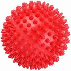 Garosa Spiky Massage Ball, Hard Plastic Point Therapy Muscle Pain Relief Tool for Athletes Runners Red 7.5cm