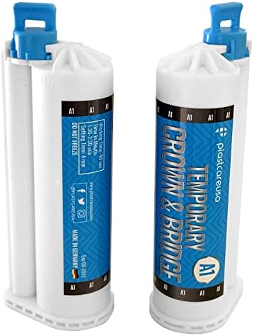 Dental Temporary Crown & Bridge 10: 1 (Shade A1) Material Dental (1 Cartridge)