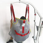 Toileting Sling, mesh Full Body Harness with Opening for Comfy Toilet Lift for bariatric Nursing Elderly Disabled