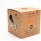 Goat Milk Shaving Soap Kit- Topa Topa Blend No.16 of 13 Essential oils to heal and smooth the skin, rhassoul clay for glide. Soap in a mug & natural bristle brush in the box