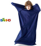 SANHO Premium Sensory Sock Budy Sock, Perfect for Children with Sensory Processing Disorder, Updated Version (Navy, Large)
